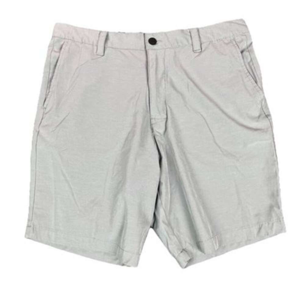 Banana Republic Mens Golf Shorts 38 Comfort Flat Front Gray 9 Inseam Performance
